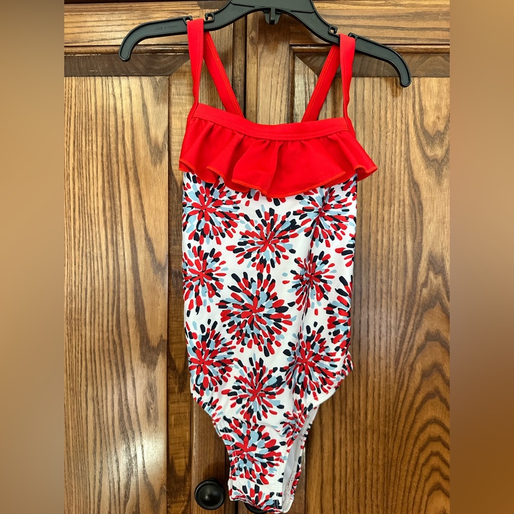Gymboree Red and White Swimsuit
